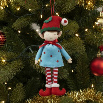 Elfo di Natale Piccoli - H 17 cm