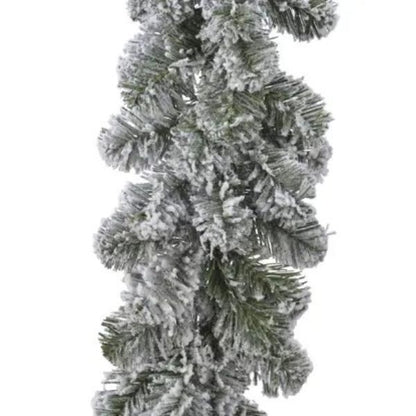 Festone di Natale Innevato - 200 cm – Ø 30 cm