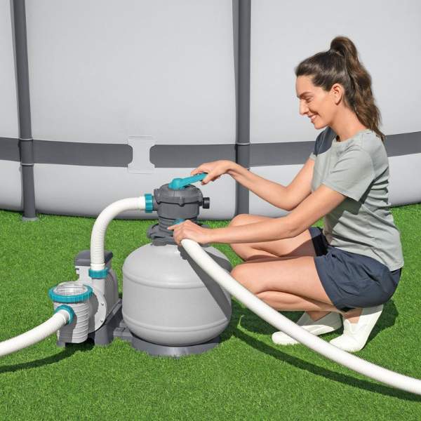 Pompa Filtro a Sabbia per piscine 11.355 l/h Bestway 58486