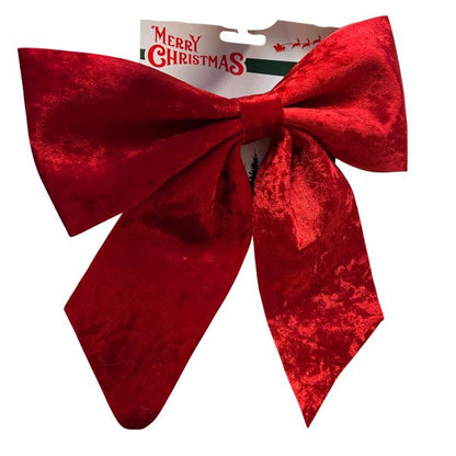 Fiocco Rosso 32 cm Velluto