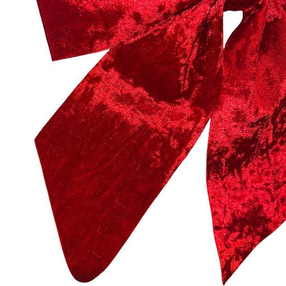 Fiocco Rosso 32 cm Velluto