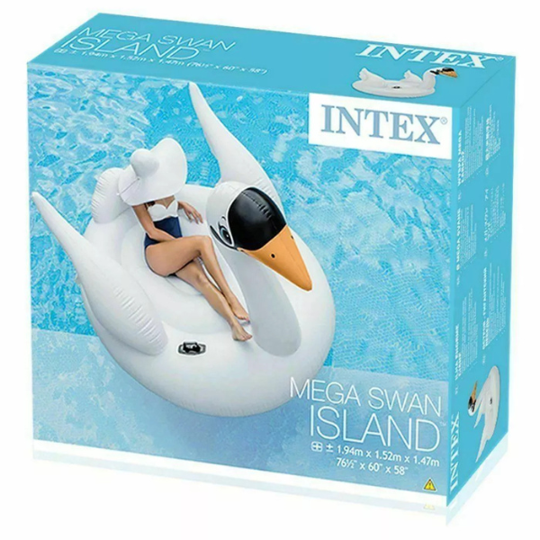 Isola grande Cigno Intex - 194 x 152 x 147 cm- 56287