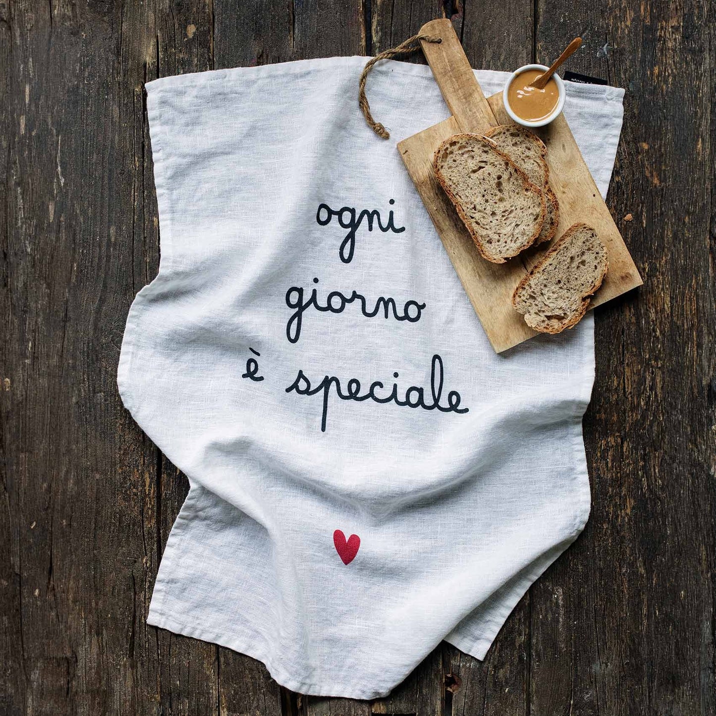 Canovaccio con scritta: Ogni giorno è speciale 50x70 cm