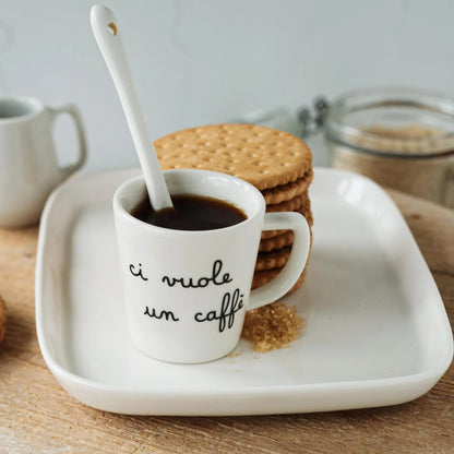 Set 2 tazzine espresso - Ci vuole un caffè