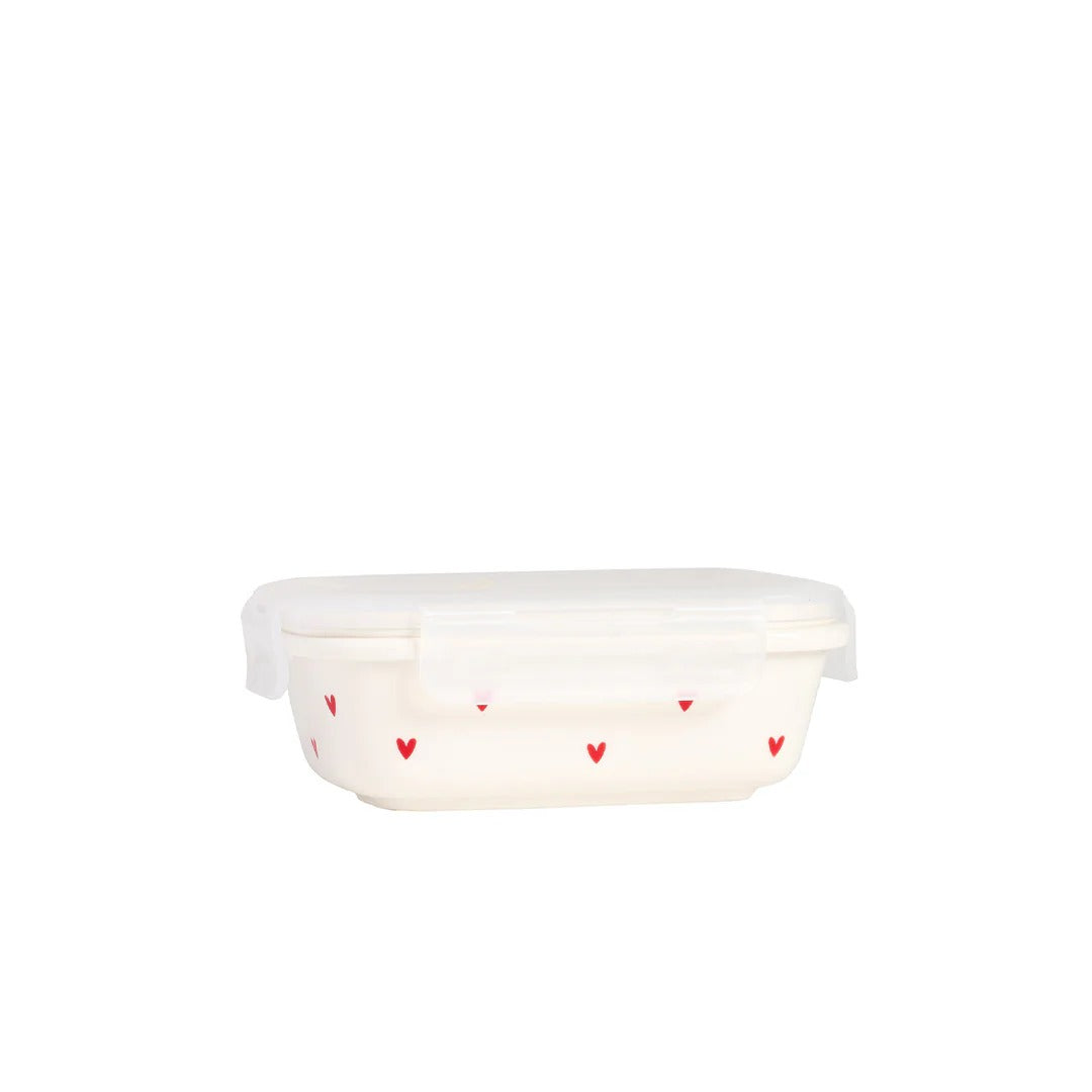 Contenitore con cuori - S - 14X10.2X4.3 cm