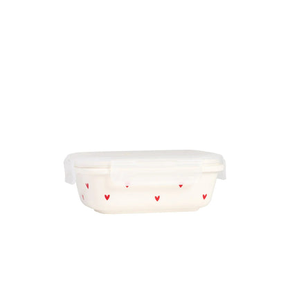 Contenitore con cuori - S - 14X10.2X4.3 cm