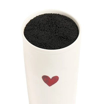 Portacoltelli - con cuore rosso