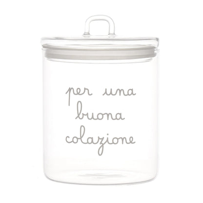 Barattolo - Scritta: Per una buona colazione Ø15