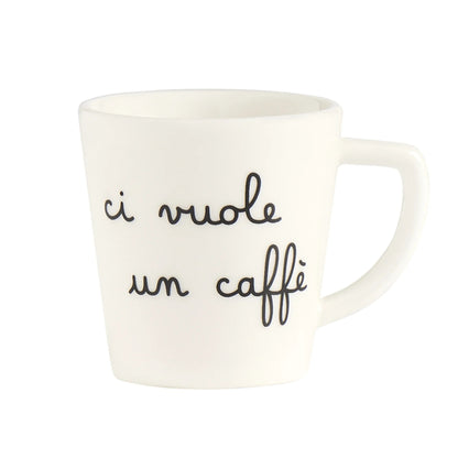 Set 2 tazzine espresso - Ci vuole un caffè