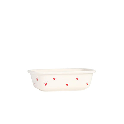 Contenitore con cuori - S - 14X10.2X4.3 cm