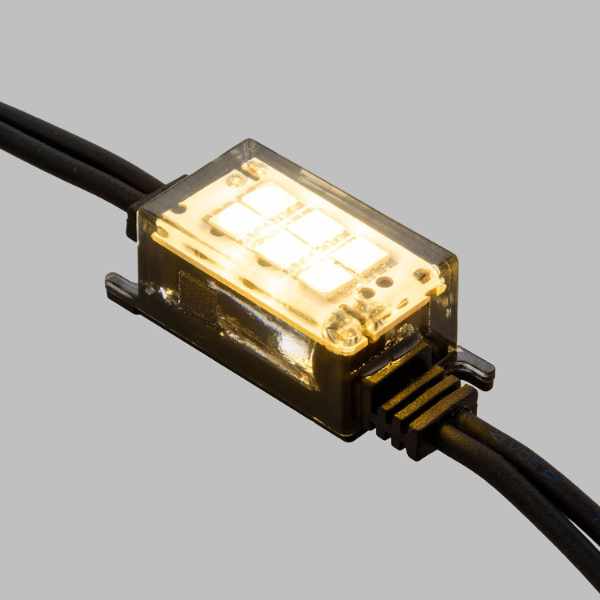 Luci di Natale stroboscopiche 10 strobo - BIanco caldo - prolungabile - 42278