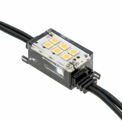 Luci di Natale stroboscopiche 10 strobo - BIanco caldo - prolungabile - 42278