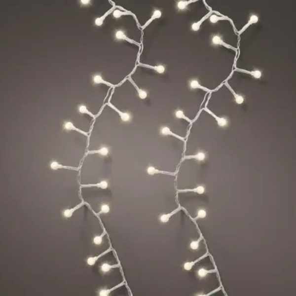 Luci di Natale 500 LED Cherry Bianco Caldo  - 11 mt - 495582