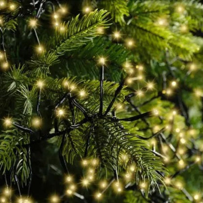 Luci di Natale 1512 LED Soft Gold 14 mt