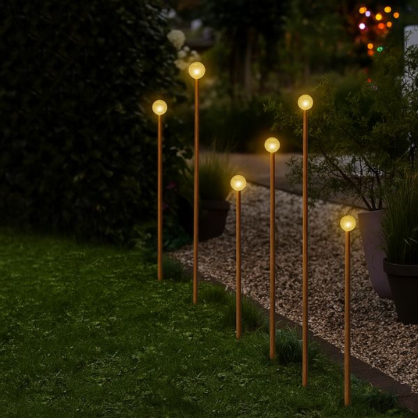 Sfera luminosa a LED Bianco Caldo 6 PZ -  490207