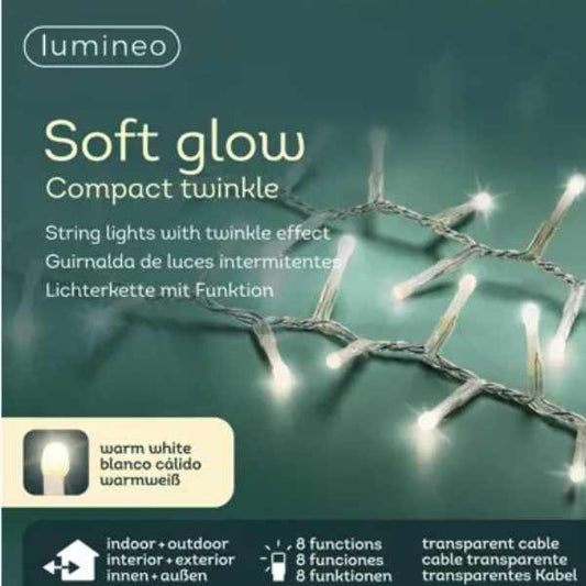Luci di Natale 500 LED Soft Glow Bianco Caldo  - 11 mt - 495669
