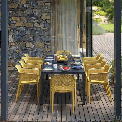 Set 4 Sedie Net Nardi Senape