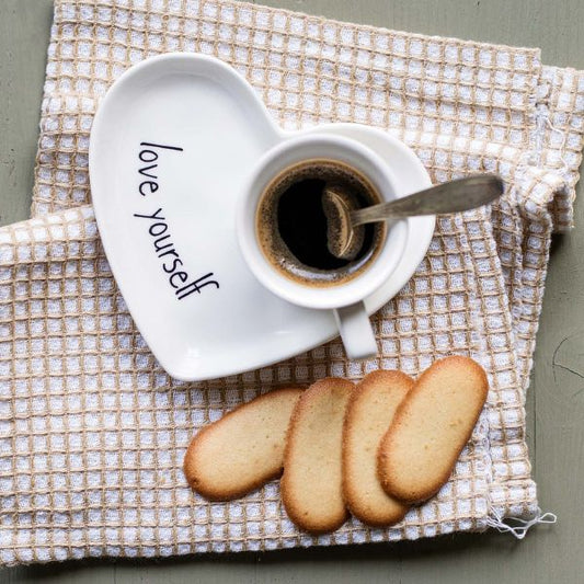 Set 2 piattini per tazzine - Lovely yourself