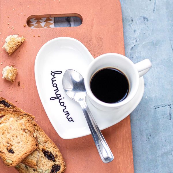Set 2 piattini per tazzine - Buongiorno