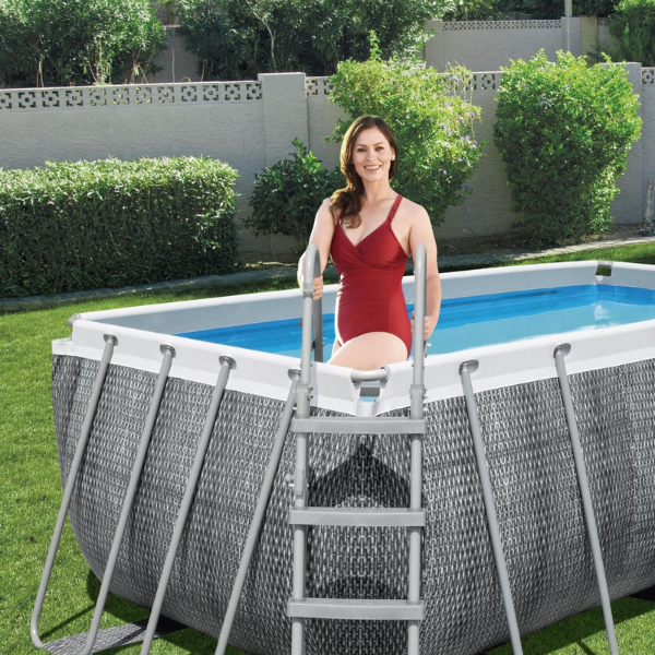 Piscina Rettangolare rattan 412x201x122 cm Bestway- 56722