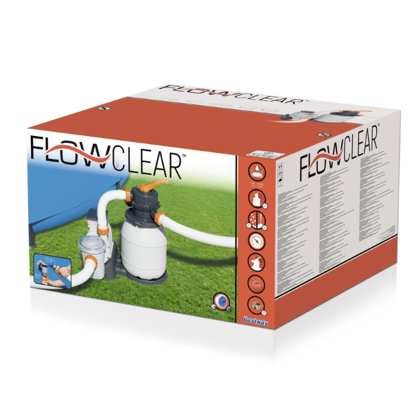 Pompa Filtro a Sabbia per Piscina 5.678 l/h- Bestway Flowclear™ - 58497-6