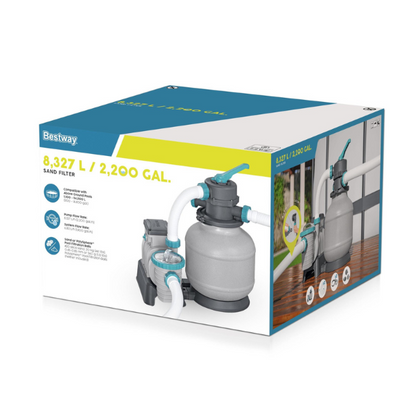 Pompa Filtro a Sabbia per Piscina 8,3270 L/H- Bestway Flowclear™-58499