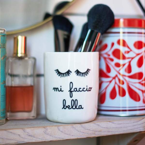 Portacosmetici - Scritta: Mi faccio bella