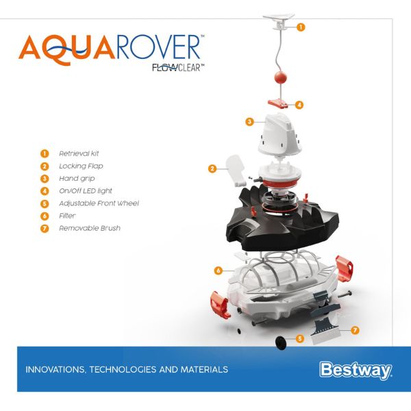 Robot automatico per la pulizia della piscina Aquarover- Bestway -  58622
