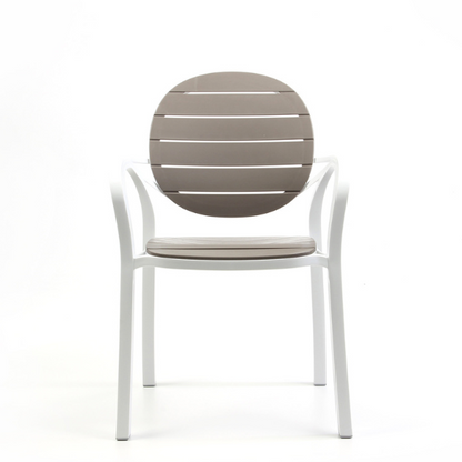 Sedia Palma BIanco tortora - Nardi