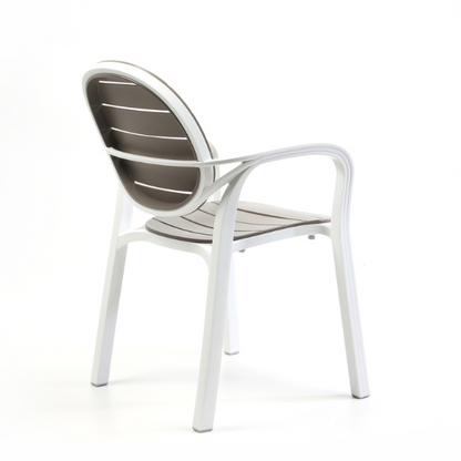 Sedia Palma BIanco tortora - Nardi
