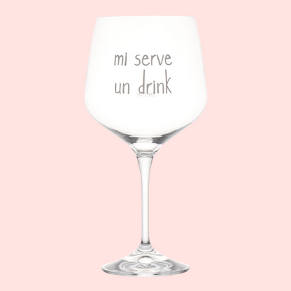 Set 2 Calici - Mi serve un Drink 82 cl