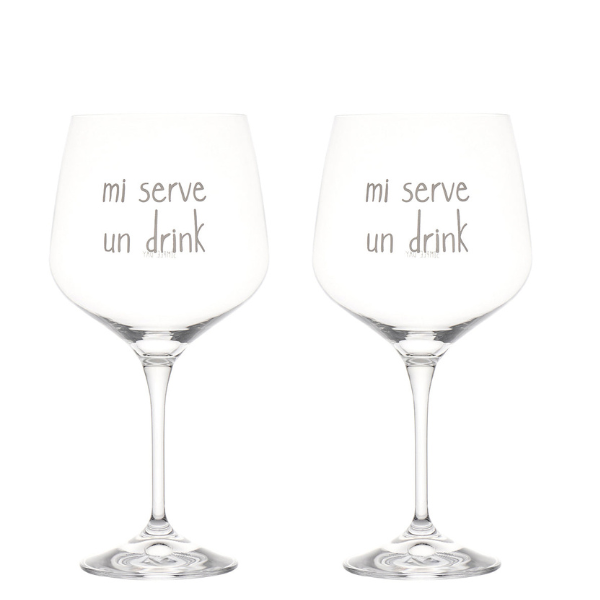 Set 2 Calici - Mi serve un Drink 82 cl