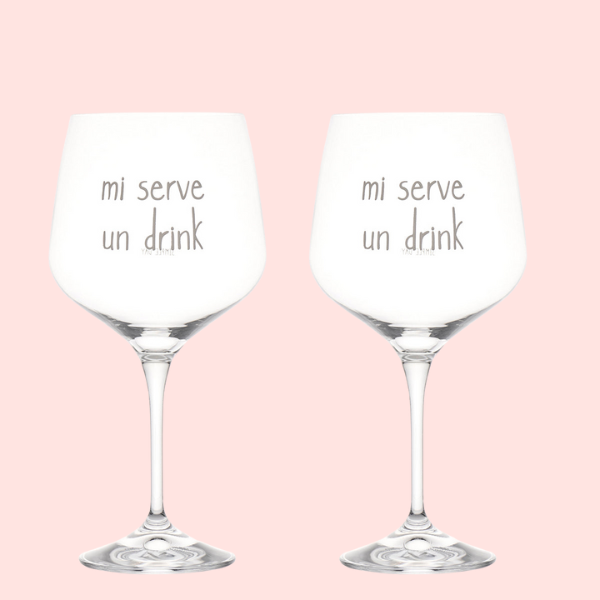 Set 2 Calici - Mi serve un Drink 82 cl