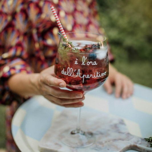 Set 2 Calici - è l'ora dell'aperitivo 82 cl