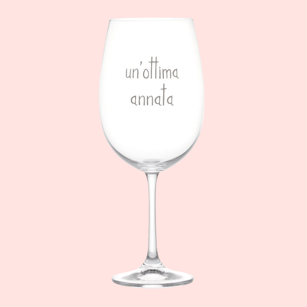Set 2 calici - Un'ottima annata 64 cl