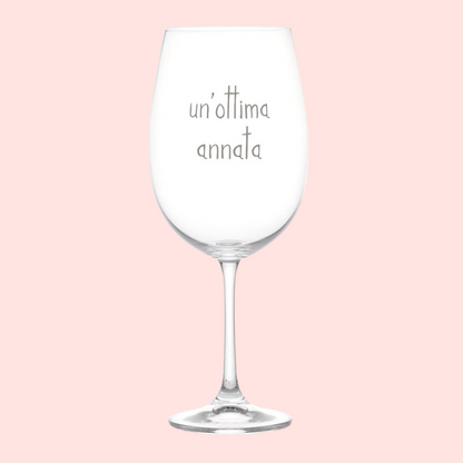 Set 2 calici - Un'ottima annata 64 cl