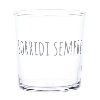 Bicchiere - Sorridi sempre