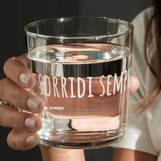 Bicchiere - Sorridi sempre
