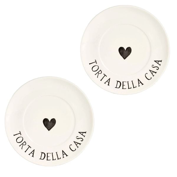 Set 2 piatti - Torta della casa 21 cm