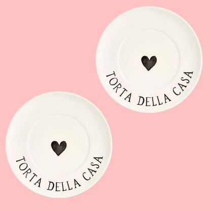 Set 2 piatti - Torta della casa 21 cm