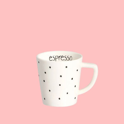 Set 2 piattini per tazzine Pois - Espresso