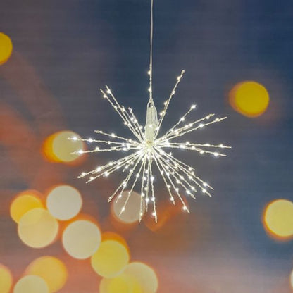 Sfera luminosa di Natale Twigball 160 MicroLed Bianco caldo 30 cm