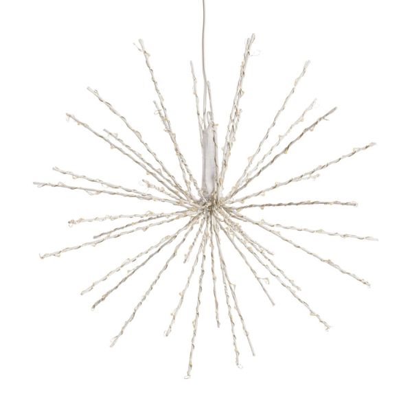 Sfera luminosa di Natale Twigball 160 MicroLed Bianco caldo 30 cm
