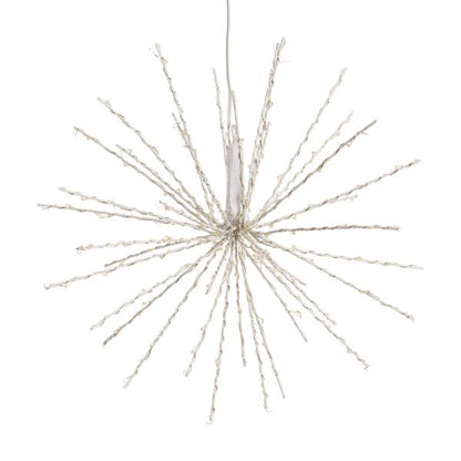 Sfera luminosa di Natale Twigball 160 MicroLed Bianco caldo 30 cm