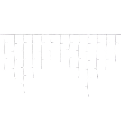 Tenda Luci di Natale 186 LED Bianco Freddo  4,2 mt