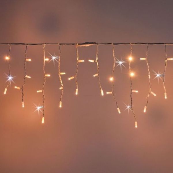 Tenda Luci di Natale 228 Maxi LED Bianco Caldo e Freddo 3 mt