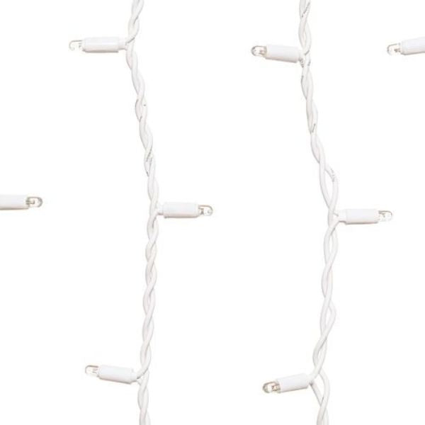 Tenda Luci di Natale 228 Maxi LED Bianco Caldo e Freddo 3 mt