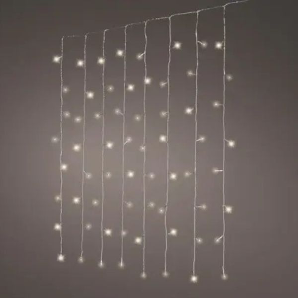Tenda Luci di Natale 300 LED Bianco Freddo 1,5 X 3 mt - 495807