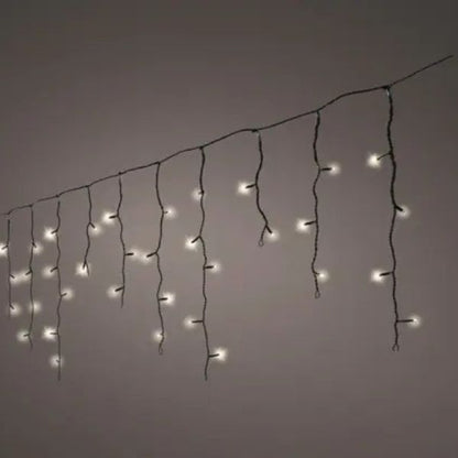 Tenda Luci di Natale 256 LED Bianco Caldo  3,75 mt - 494981
