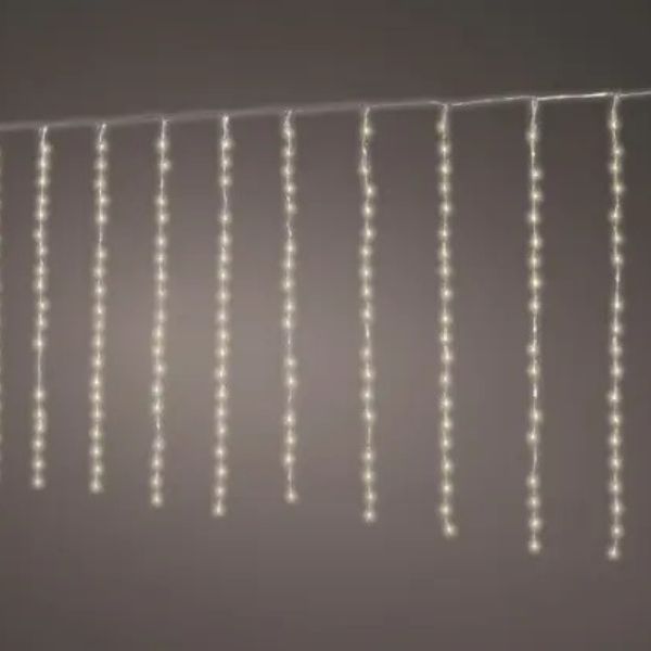 Tenda Luci di Natale 420 LED Bianco Caldo 4 X 1 mt - 494756